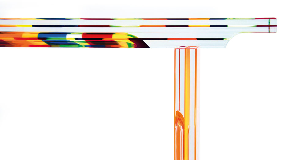 méthacrylate console 'Multicolore' Poliedrica méthacrylate console 'Multicolore' Poliedrica