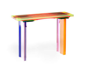 Console in méthacrylate 'Millerighe' Poliedrica