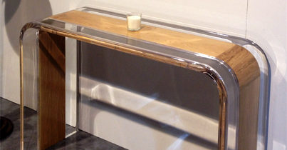 Console in metacrilato e legno 'Tiblisi' Console in metacrilato e legno 'Tiblisi'