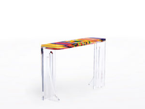 Console in methacrylate 'Stumble' Poliedrica