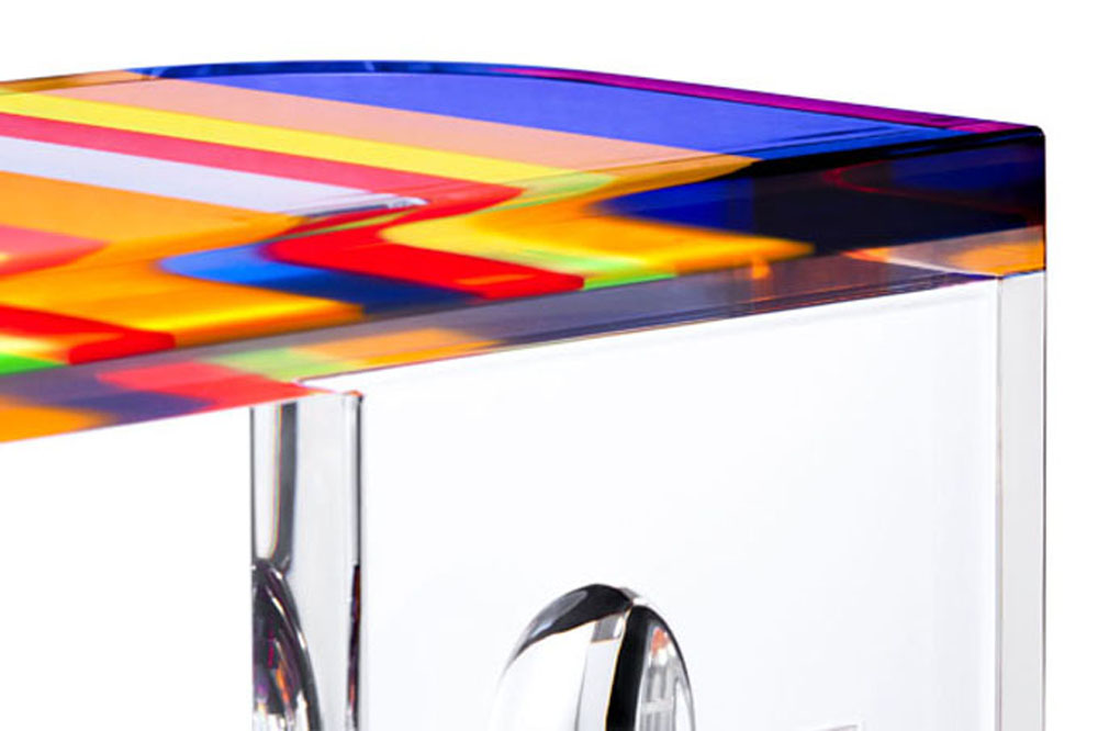 Console in methacrylate 'Stumble' Poliedrica Console in methacrylate 'Stumble' Poliedrica