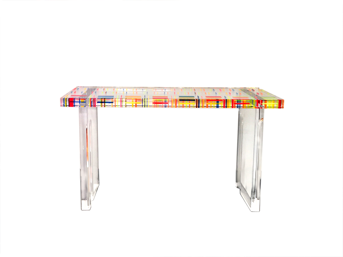 lucite console pixel lucite console pixel