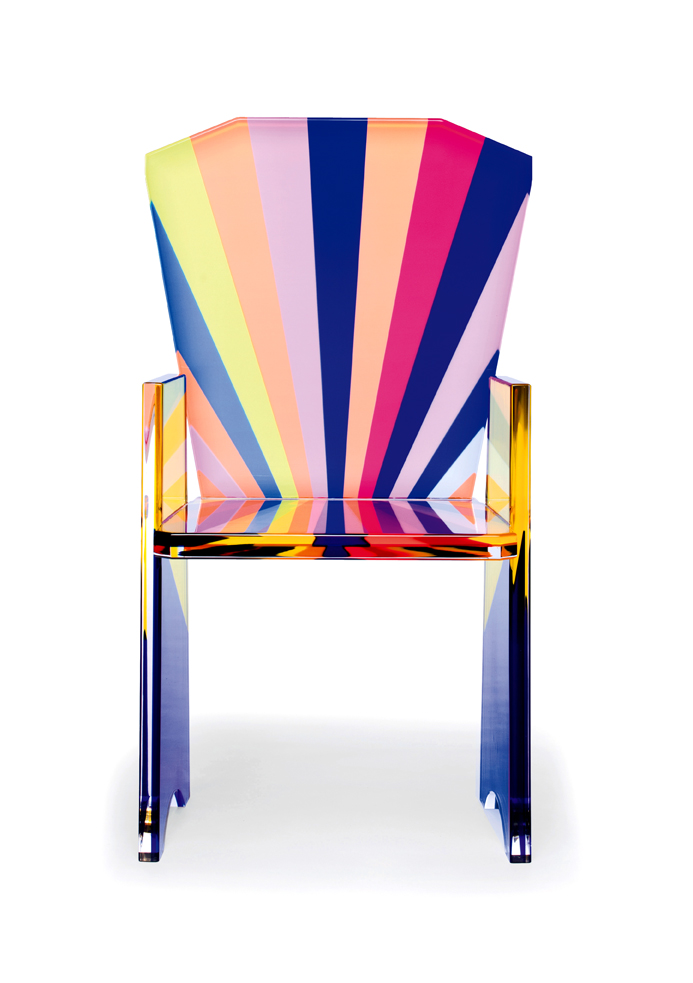 acrylic armchair Tronetto by Poliedrica acrylic armchair Tronetto by Poliedrica