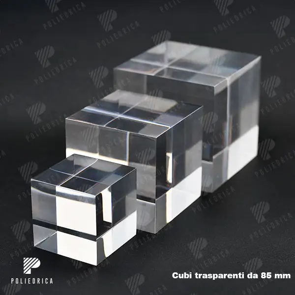 85mm methacrylate cubes